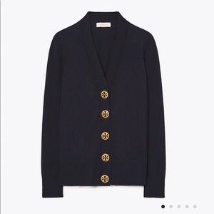 Black Tory Burch Simone cardigan